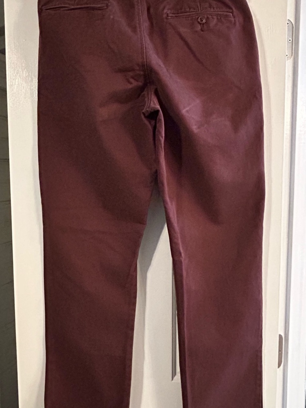J. Crew Maroon “Broken In” Straight-Leg Chinos